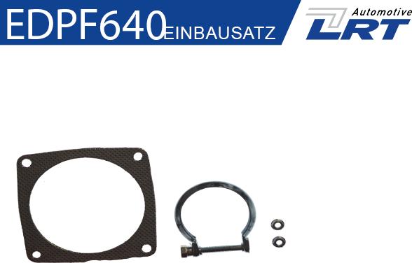 LRT EDPF640 - Монтажный комплект, сажевый / частичный фильтр abcparts.ee