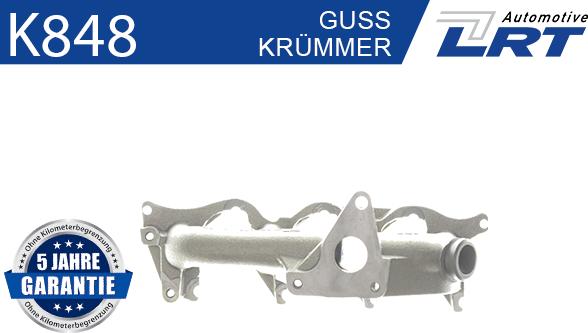 LRT K848 - Коллектор, система выпуска ОГ abcparts.ee