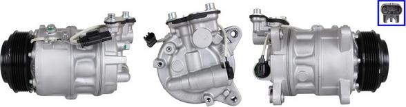 LUCAS ACP01255 - Компрессор кондиционера abcparts.ee