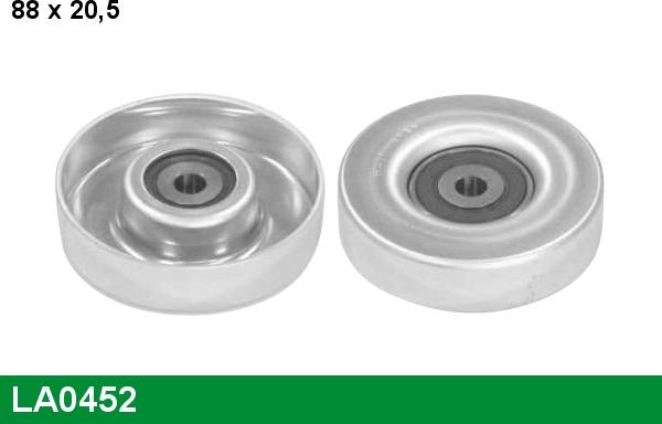 LUCAS LA0452 - Натяжитель, поликлиновый ремень abcparts.ee