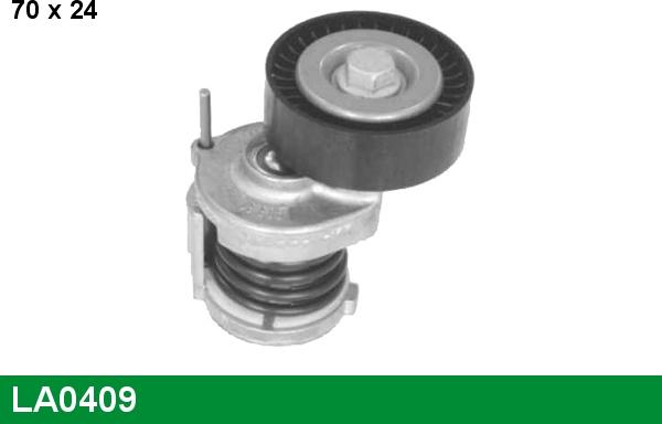 LUCAS LA0409 - Натяжитель, поликлиновый ремень abcparts.ee