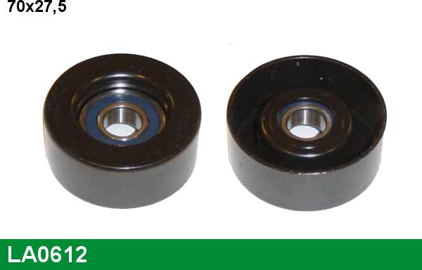 LUCAS LA0612 - Натяжитель, поликлиновый ремень abcparts.ee