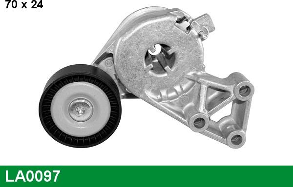 LUCAS LA0097 - Натяжитель, поликлиновый ремень abcparts.ee