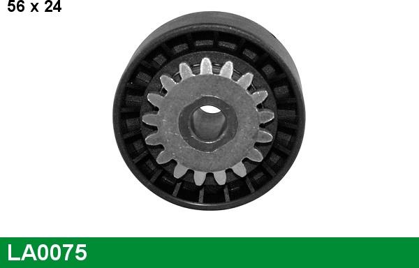 LUCAS LA0075 - Ролик, поликлиновый ремень abcparts.ee