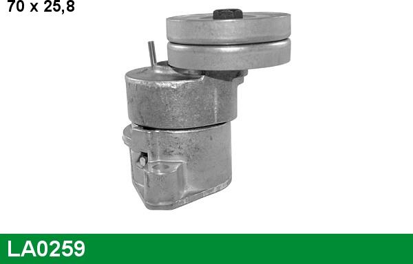 LUCAS LA0259 - Натяжитель, поликлиновый ремень abcparts.ee