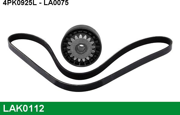 LUCAS LAK0112 - Поликлиновый ременный комплект abcparts.ee