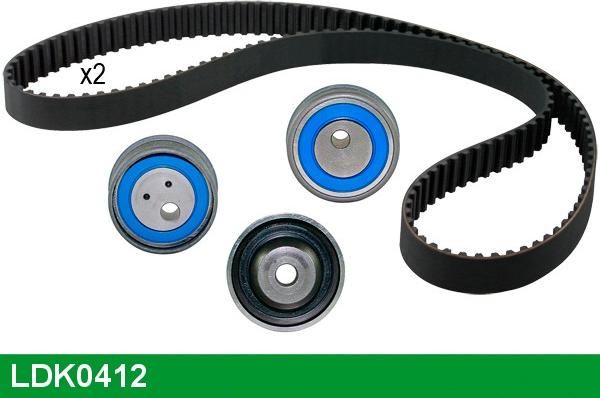 LUCAS LDK0412 - Комплект зубчатого ремня ГРМ abcparts.ee