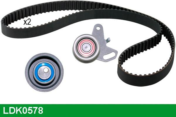 LUCAS LDK0578 - Комплект зубчатого ремня ГРМ abcparts.ee