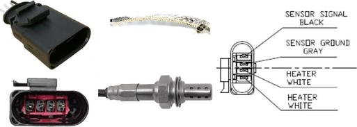 LUCAS LEB5463 - Лямбда-зонд, датчик кислорода abcparts.ee