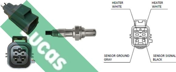 LUCAS LEB5425 - Лямбда-зонд, датчик кислорода abcparts.ee