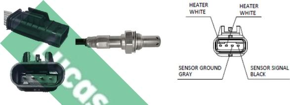 LUCAS LEB5479 - Лямбда-зонд, датчик кислорода abcparts.ee