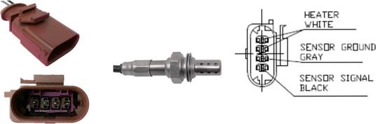 LUCAS LEB5395 - Лямбда-зонд, датчик кислорода abcparts.ee