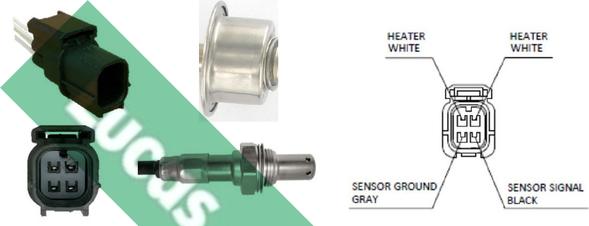 LUCAS LEB5382 - Лямбда-зонд, датчик кислорода abcparts.ee