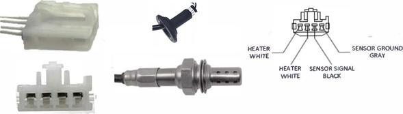 LUCAS LEB811 - Лямбда-зонд, датчик кислорода abcparts.ee