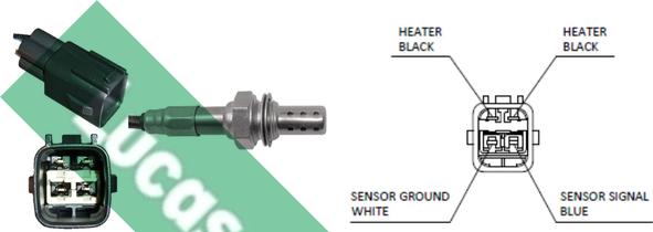 LUCAS LEB839 - Лямбда-зонд, датчик кислорода abcparts.ee