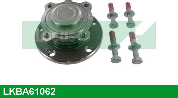 LUCAS LKBA61062 - Комплект подшипника, ступицы колеса abcparts.ee