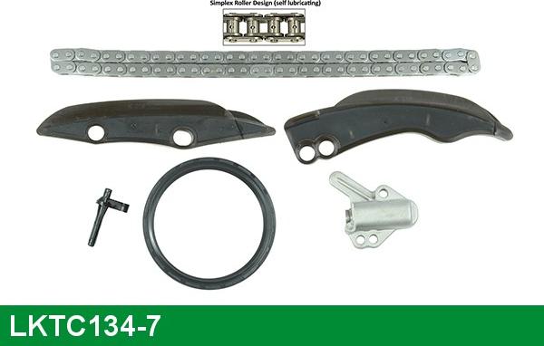 LUCAS LKTC134-7 - Комплект цепи привода распредвала abcparts.ee