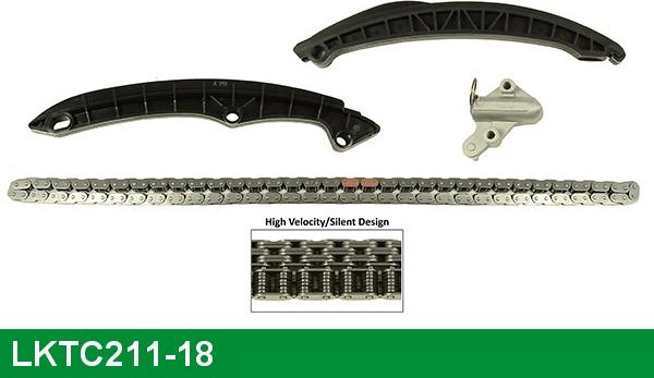 LUCAS LKTC211-18 - Комплект цепи привода распредвала abcparts.ee