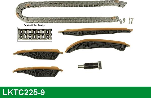 LUCAS LKTC225-9 - Комплект цепи привода распредвала abcparts.ee