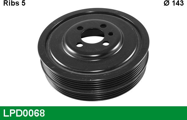 LUCAS LPD0068 - Шкив коленчатого вала abcparts.ee