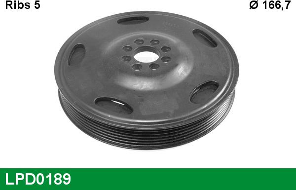 LUCAS LPD0189 - Шкив коленчатого вала abcparts.ee