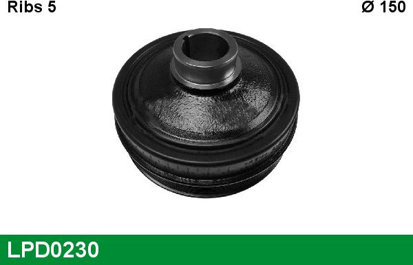 LUCAS LPD0230 - Шкив коленчатого вала abcparts.ee