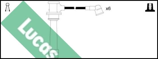 LUCAS LUC4615 - Комплект проводов зажигания abcparts.ee