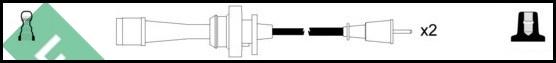 LUCAS LUC7214 - Комплект проводов зажигания abcparts.ee