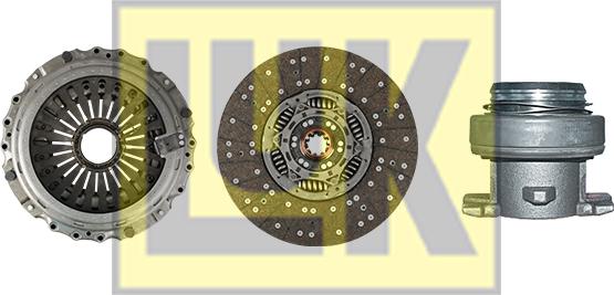 LUK 643 3440 00 - Комплект сцепления abcparts.ee