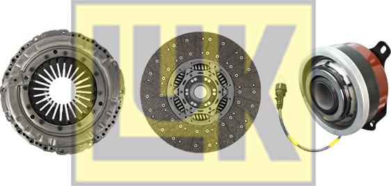 LUK 643 3460 33 - Комплект сцепления abcparts.ee