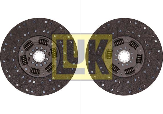 LUK 336 0012 10 - Диск сцепления, фрикцион abcparts.ee