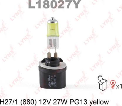 LYNXauto L18027Y - Лампа, противотуманная фара abcparts.ee