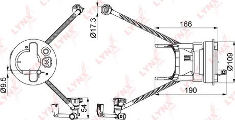 LYNXauto LF-1001M - Топливный фильтр abcparts.ee