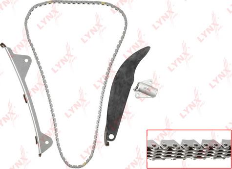 LYNXauto TK-0095 - Комплект цепи привода распредвала abcparts.ee