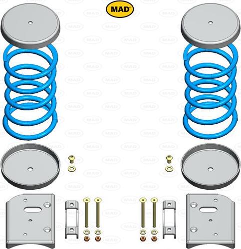 MAD HV-068290 - Комплект ходовой части, пружины abcparts.ee