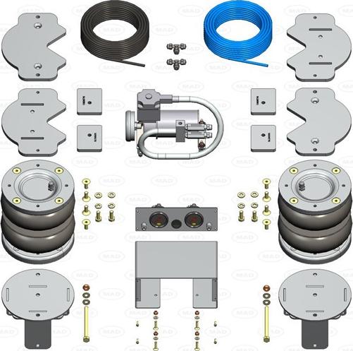 MAD NR-097024-CS - Пневматическая рессора, ходовая часть abcparts.ee