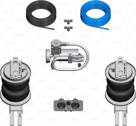 MAD NR-077064-C - Пневматическая рессора, ходовая часть abcparts.ee