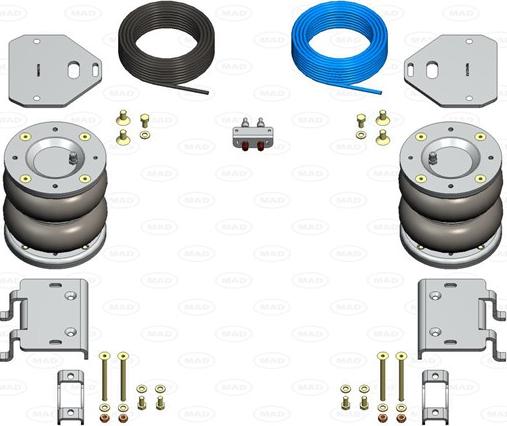 MAD NR-147514-B - Пневматическая рессора, ходовая часть abcparts.ee