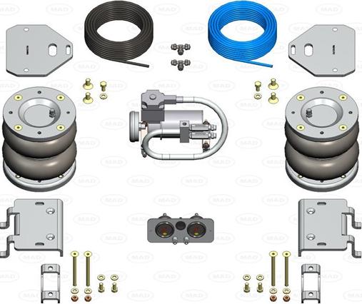 MAD NR-147514-C - Пневматическая рессора, ходовая часть abcparts.ee
