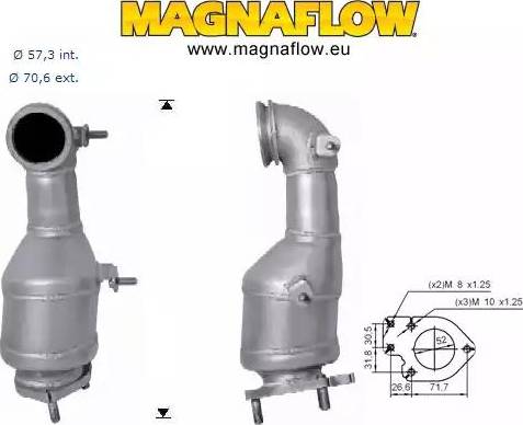 Magnaflow 69601D - Катализатор abcparts.ee