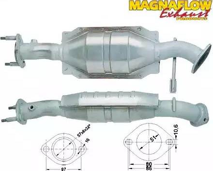 Magnaflow 80402 - Катализатор abcparts.ee