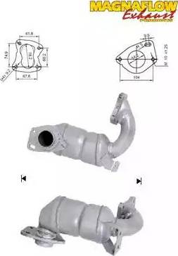Magnaflow 76354D - Катализатор abcparts.ee