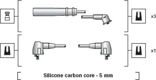 Magneti Marelli 941318111193 - Комплект проводов зажигания abcparts.ee