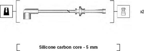 Magneti Marelli 941285020865 - Комплект проводов зажигания abcparts.ee