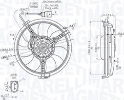 Magneti Marelli 069422881010 - Вентилятор, охлаждение двигателя abcparts.ee