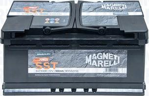 Magneti Marelli 069100900008 - Стартерная аккумуляторная батарея, АКБ abcparts.ee