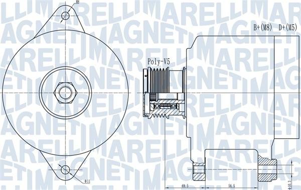 Magneti Marelli 063731909010 - Генератор abcparts.ee