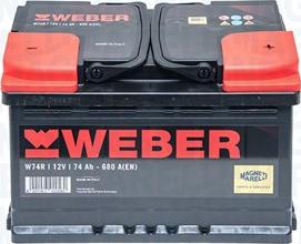 Magneti Marelli 067074650001 - Стартерная аккумуляторная батарея, АКБ abcparts.ee