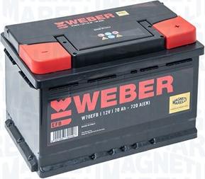 Magneti Marelli 067070680004 - Стартерная аккумуляторная батарея, АКБ abcparts.ee