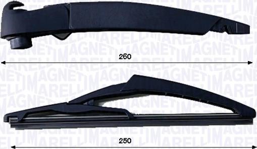 Magneti Marelli 000723180471 - Комплект рычагов стеклоочистителя, система очистки стекол abcparts.ee